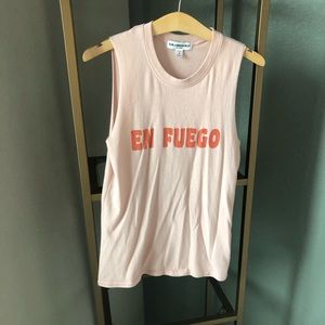 “En fuego” muscle tank